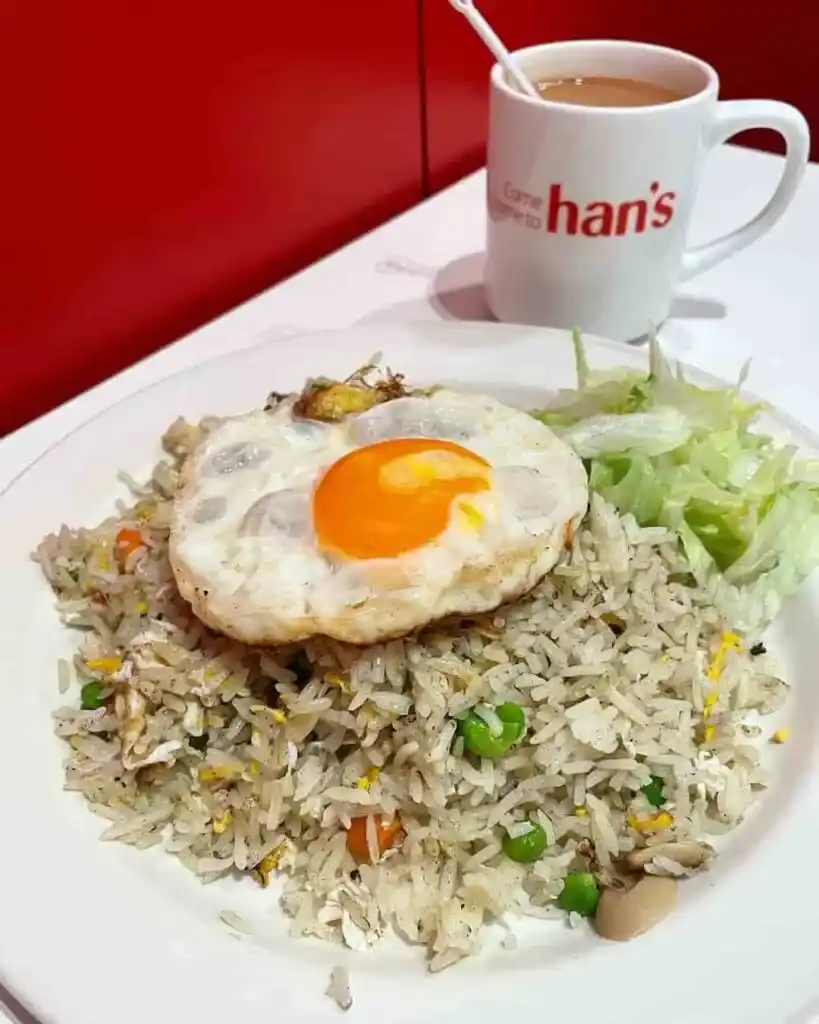 Hans Menu Singapore Fried Rice with Ham, Prawn & Egg