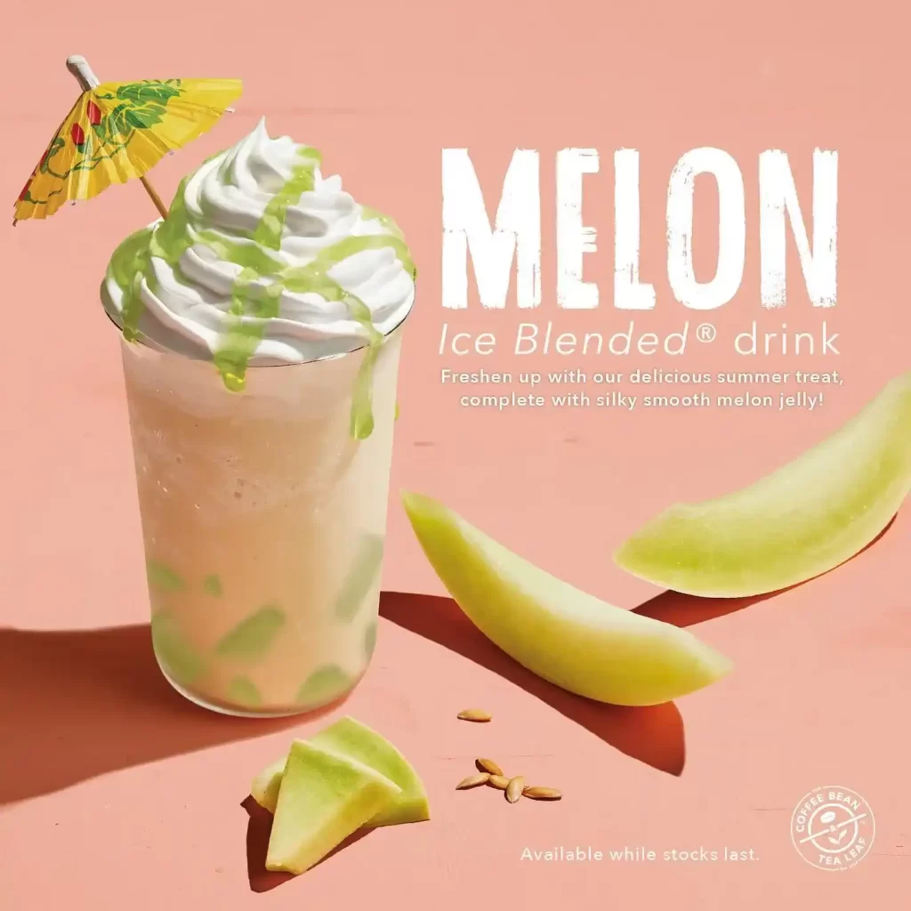 Melon Ice Blended Drink Coffee Bean