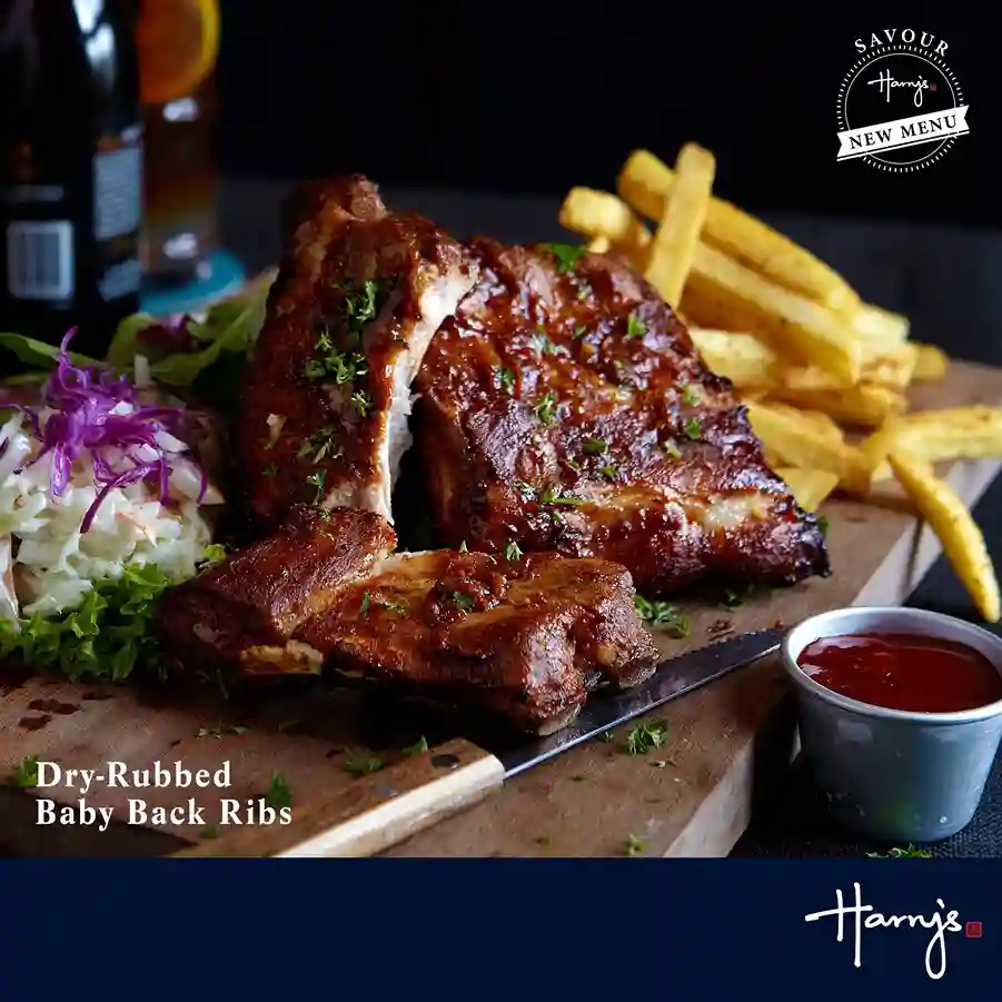 Harry's Menu Singapore Dry-Rubbed Baby Back Ribs