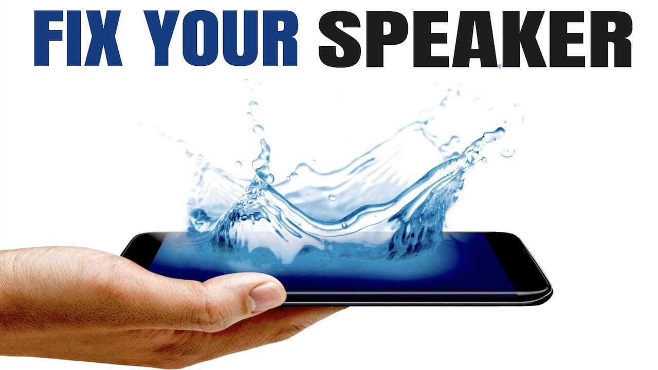 Clean Smartphone Speakers with Clear Wave Water Eject