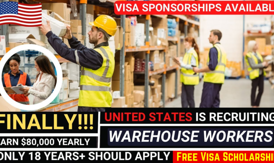 Top USA Warehouse Jobs Offering Free Visa for International Workers