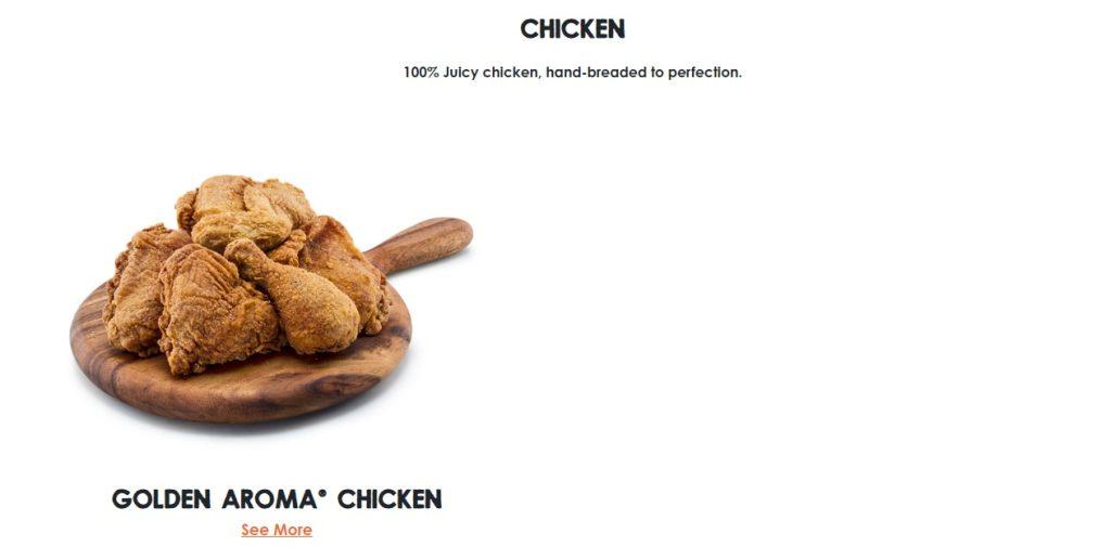A&W Golden Aroma® Chicken Prices