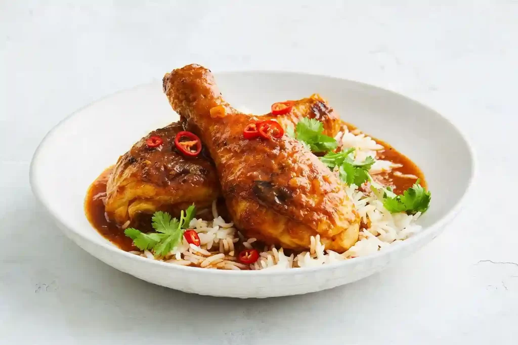 Curry Chicken Drumstick Rice