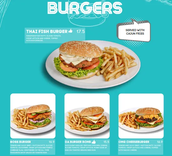 Good Bites Burgers Menu Price